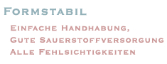Harte, formstabile Kontaktlinsen